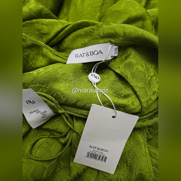 Rat & Boa Navarra Dress Lime